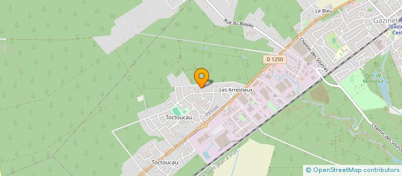 localisation de l'entreprise SCI EFM  PESSAC