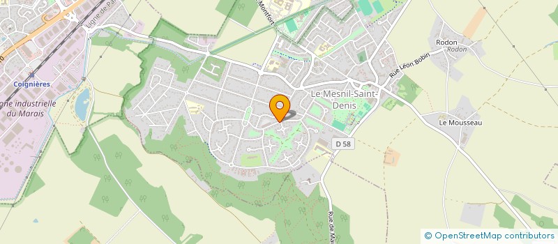 localisation de l'entreprise SCI EFT  LE MESNIL-SAINT-DENIS