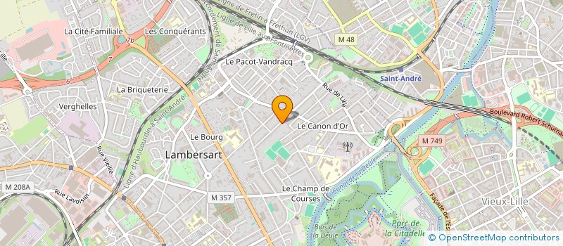 localisation de l'entreprise SCI EFV DEBAERE à LAMBERSART