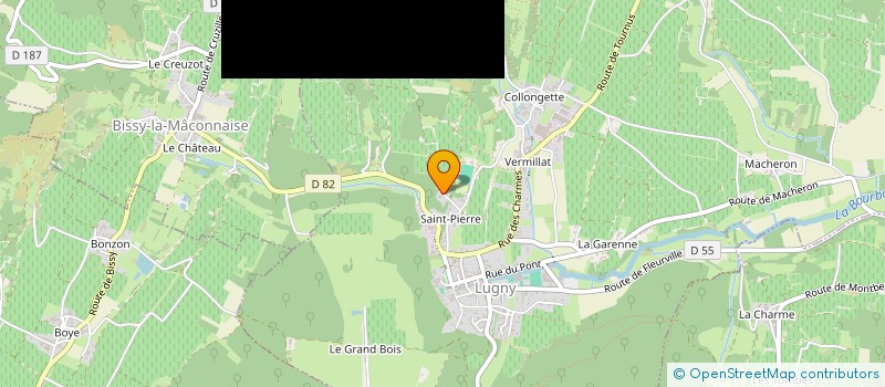 localisation de l'entreprise SCI EFZ PONCET à LUGNY