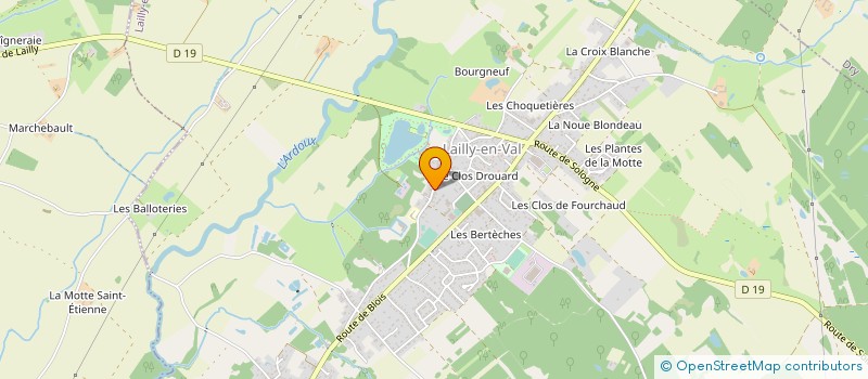 localisation de l'entreprise SCI EG à LAILLY-EN-VAL