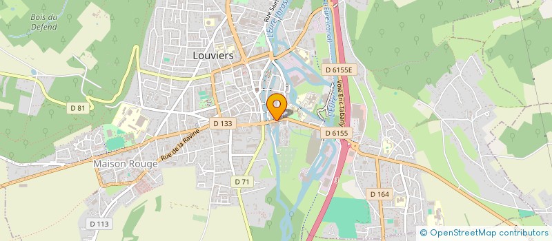 localisation de l'entreprise SCI EG à LOUVIERS