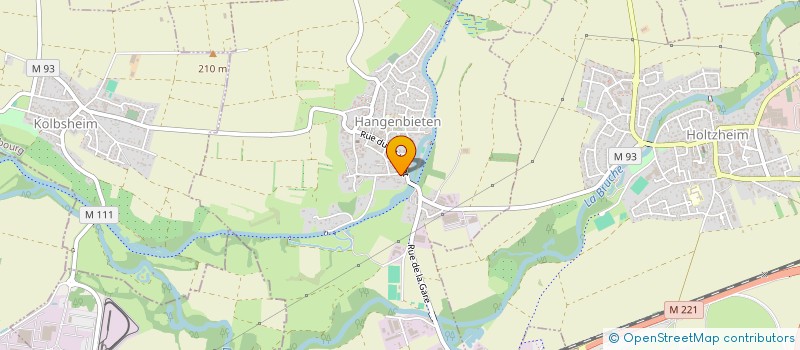 localisation de l'entreprise SCI EG  HANGENBIETEN