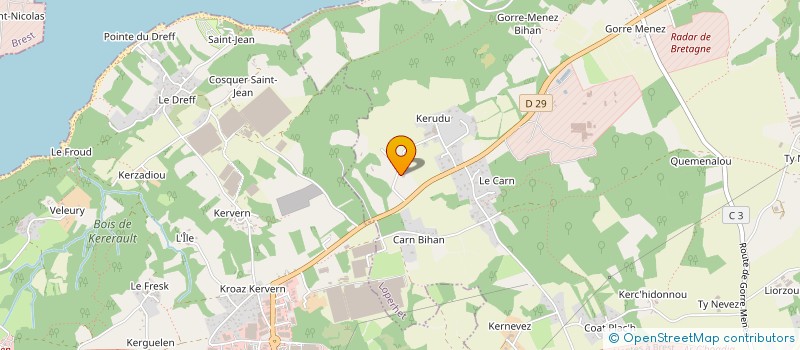 localisation de l'entreprise SCI EGA  LOPERHET