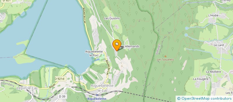 localisation de l'entreprise SCI EGABLETTA  AIGUEBELETTE-LE-LAC