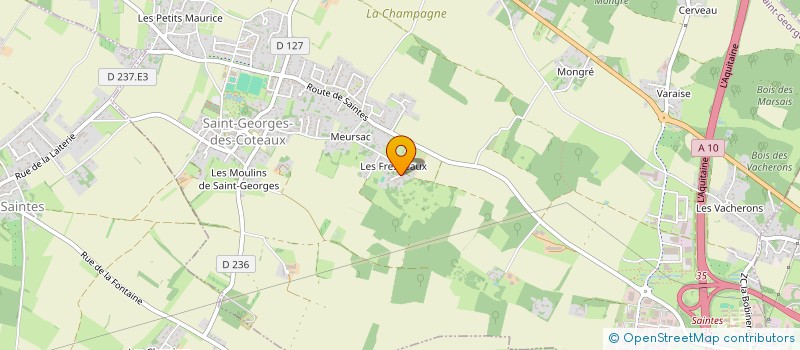 localisation de l'entreprise SCI EGAL  PESSINES