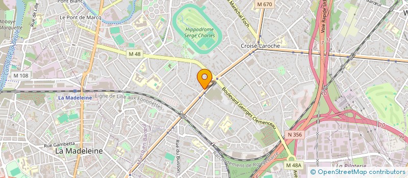 localisation de l'entreprise SCI EGALE  MARCQ-EN-BARUL