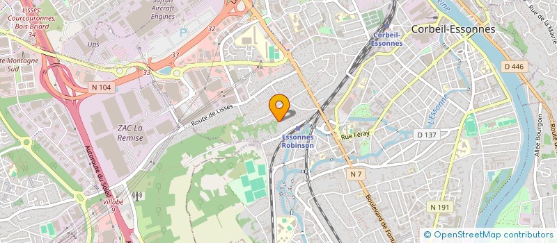 localisation de l'entreprise SCI EGALITE  FEROLLES-ATTILLY