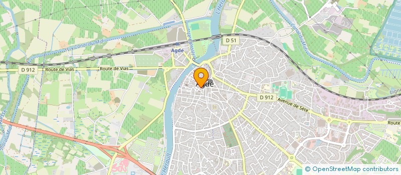 localisation de l'entreprise SCI EGALITE  AGDE