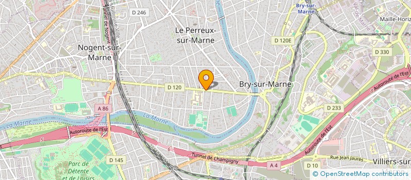 localisation de l'entreprise SCI EGALITE  LE PERREUX-SUR-MARNE
