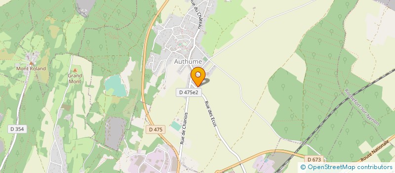 localisation de l'entreprise SCI EGAR  AUTHUME