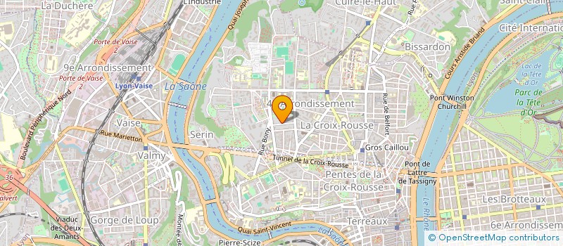 localisation de l'entreprise SCI EGARANDE  LYON