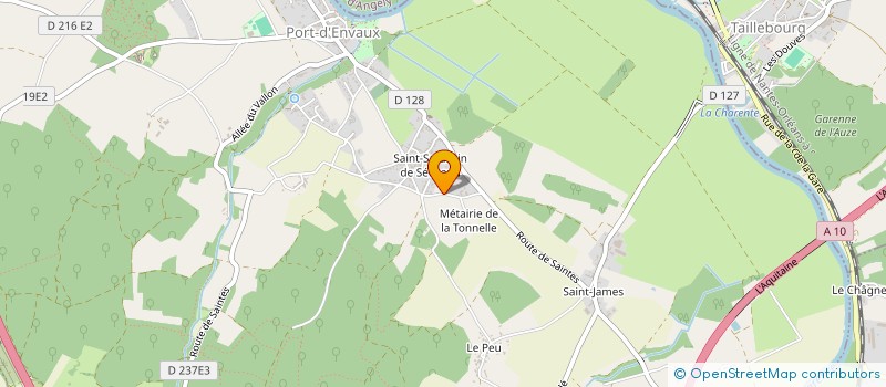 localisation de l'entreprise SCI EGB  PORT-D'ENVAUX