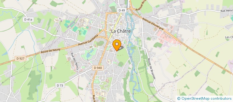 localisation de l'entreprise SCI EGCM à LA CHATRE