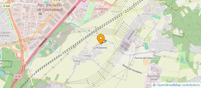 localisation de l'entreprise SCI EGDR  VILLEJUST