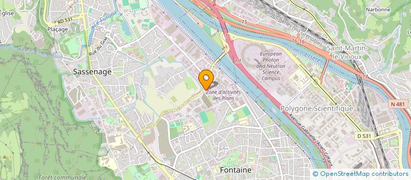 localisation de l'entreprise SCI EGDV  FONTAINE