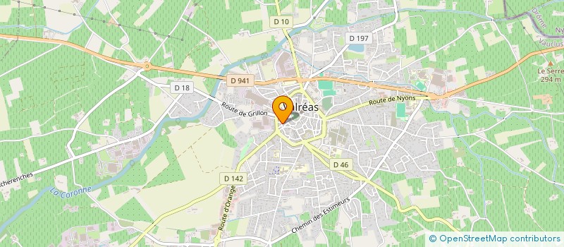 localisation de l'entreprise SCI EGEA à VALREAS