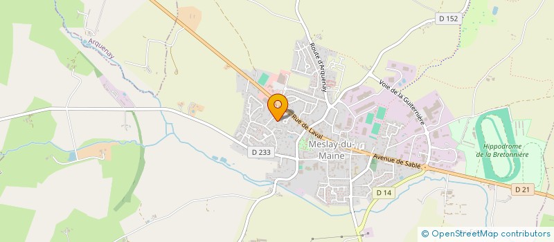 localisation de l'entreprise SCI EGEE  MESLAY-DU-MAINE