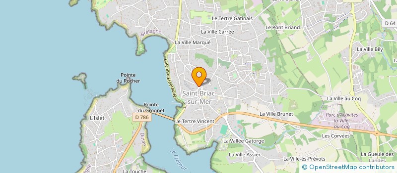 localisation de l'entreprise SCI EGEE  SAINT-BRIAC-SUR-MER