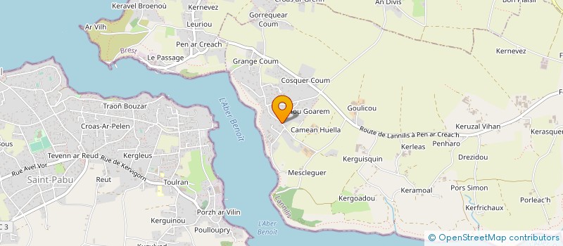 localisation de l'entreprise SCI EGEE  BREST