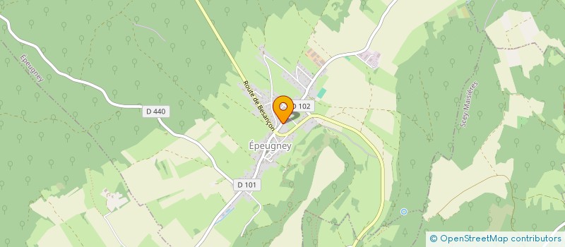 localisation de l'entreprise SCI EGEP  EPEUGNEY