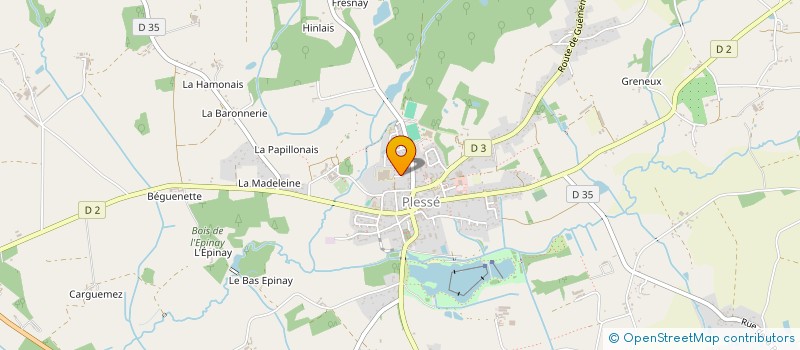 localisation de l'entreprise SCI EGGM  PLESSE