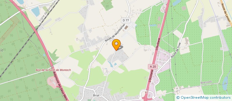 localisation de l'entreprise SCI EGI  BRESSOLS