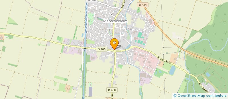 localisation de l'entreprise SCI EGIDIUS  MARCKOLSHEIM