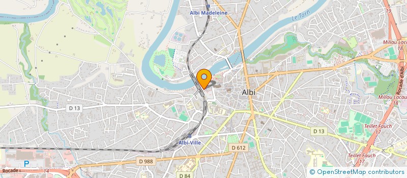 localisation de l'entreprise SCI EGINE  ALBI