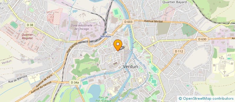 localisation de l'entreprise SCI EGLANTINE à VERDUN