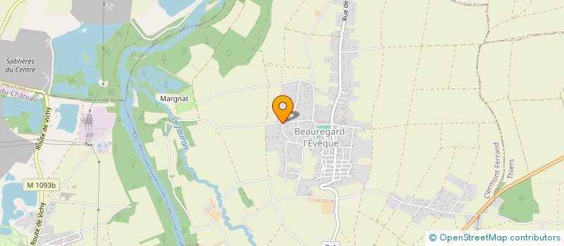 localisation de l'entreprise SCI EGLANTINE  BEAUREGARD-L'EVEQUE