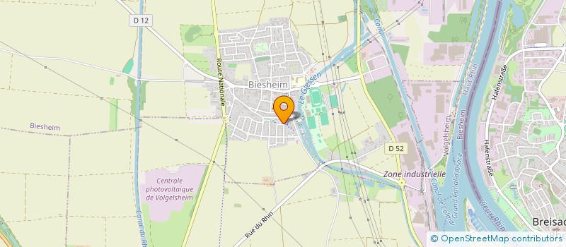 localisation de l'entreprise SCI EGLANTINE  BIESHEIM