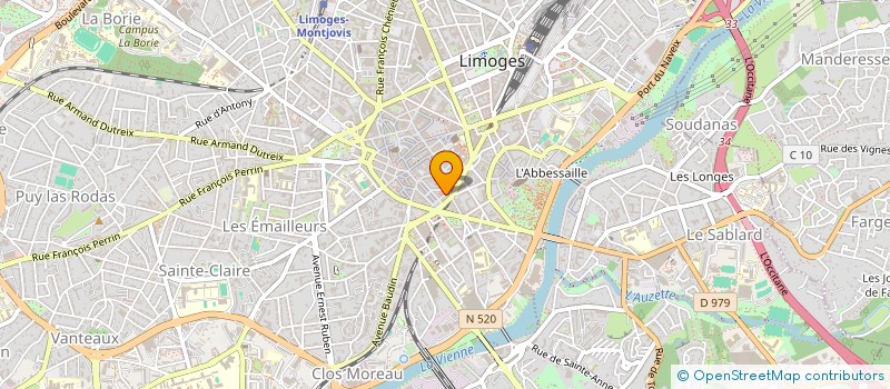 localisation de l'entreprise SCI EGLANTINE à LIMOGES