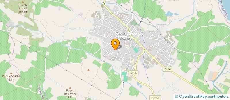 localisation de l'entreprise SCI EGLANTINE  CAZOULS-LES-BEZIERS