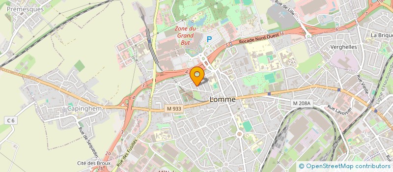 localisation de l'entreprise SCI EGLANTINE à LILLE