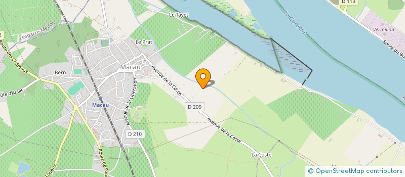 localisation de l'entreprise SCI EGLANTINE  MACAU