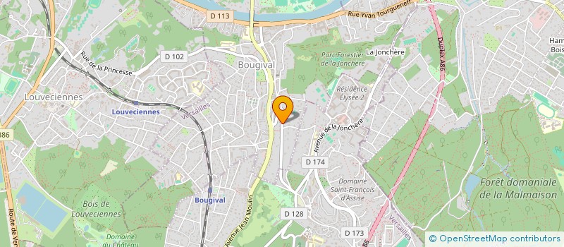 localisation de l'entreprise SCI EGLISE BOUGIVAL  BOUGIVAL