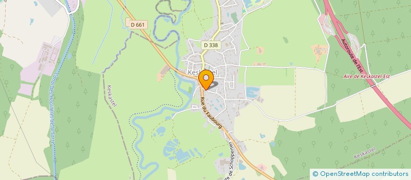 localisation de l'entreprise SCI EGLOFF  HERBITZHEIM