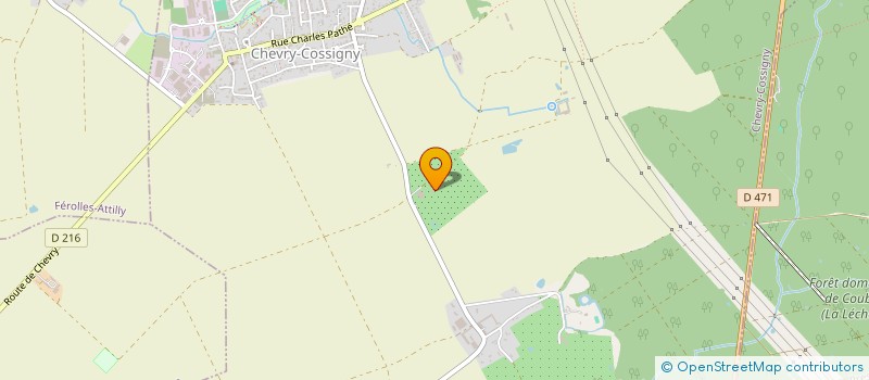 localisation de l'entreprise SCI EGMA  CHEVRY-COSSIGNY
