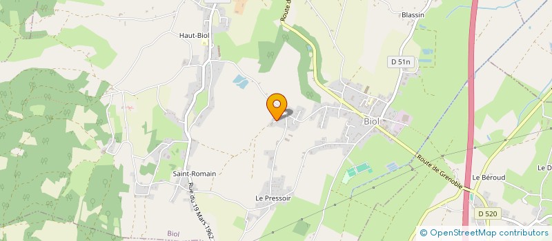 localisation de l'entreprise SCI EGMA  BIOL