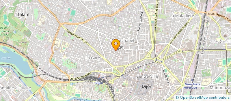 localisation de l'entreprise SCI EGMONT à DIJON