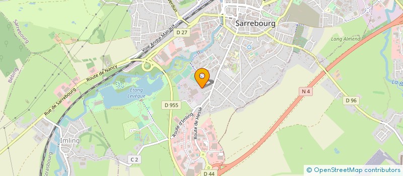 localisation de l'entreprise SCI EGMONT à SARREBOURG