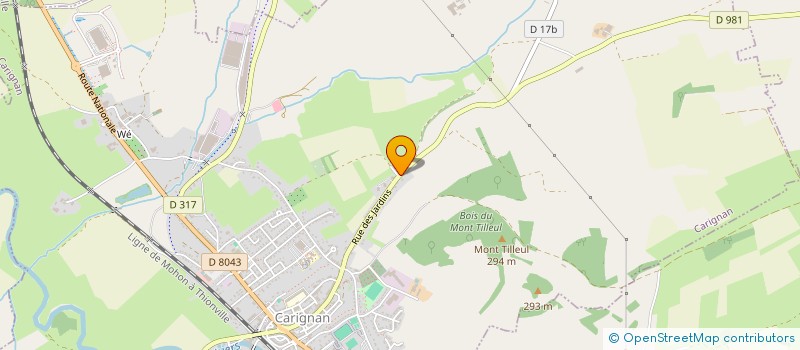 localisation de l'entreprise SCI EGNA  CARIGNAN