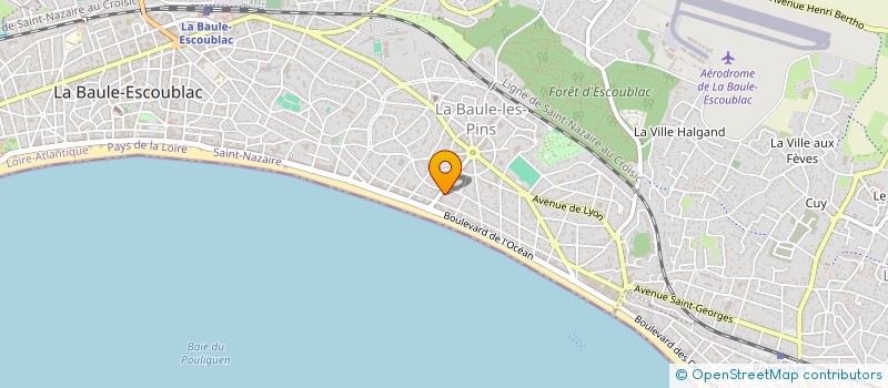 localisation de l'entreprise SCI EGO à LA BAULE-ESCOUBLAC