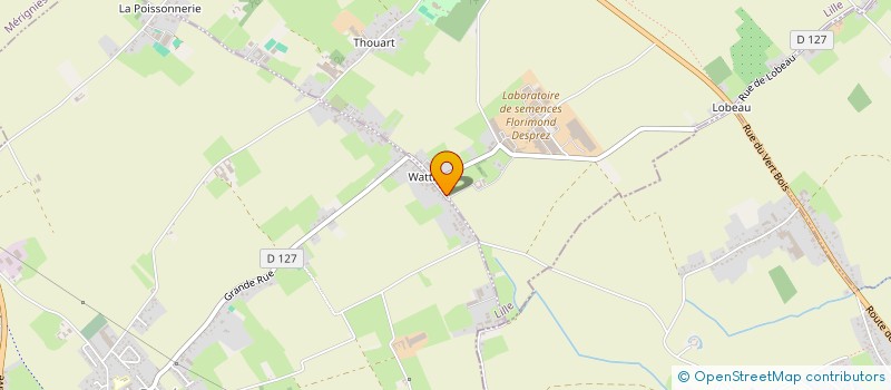 localisation de l'entreprise SCI 'EGO IN'  BERSEE