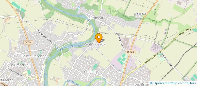 localisation de l'entreprise SCI EGOINE  NIORT