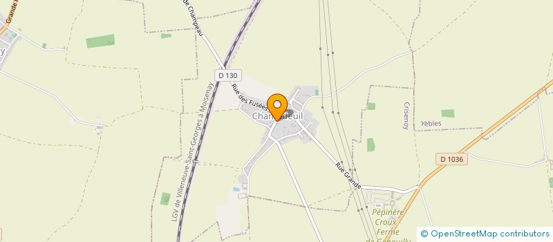 localisation de l'entreprise SCI EGR  CHAMPDEUIL