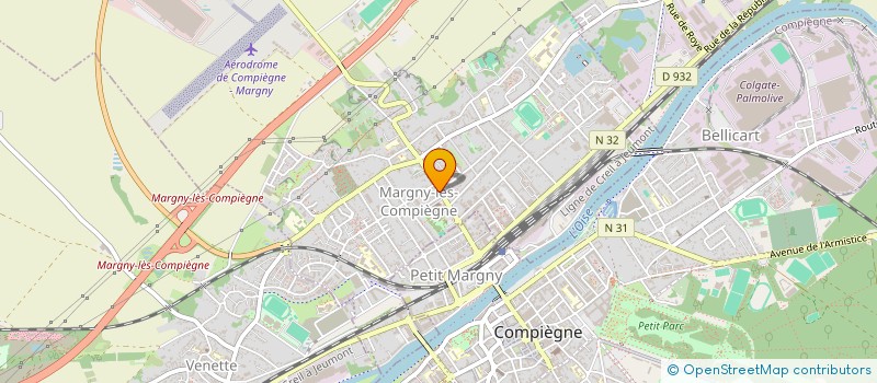 localisation de l'entreprise SCI EGREGOR  MARGNY-LES-COMPIEGNE