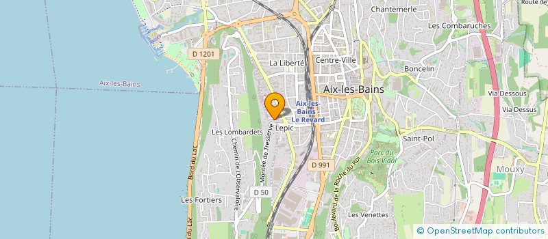 localisation de l'entreprise SCI EGRIZEL  AIX-LES-BAINS