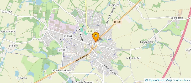 localisation de l'entreprise SCI EGRON  LA FERRIERE